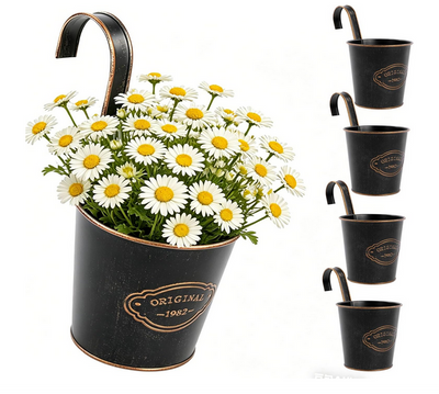 Hängetöpfe Vintage, 4er Set