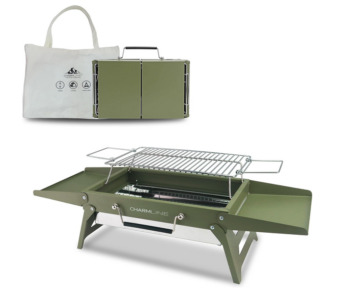 Holzkohlegrill Mini Retro