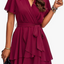 Chiffron Wickelkleid