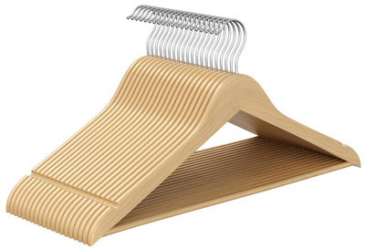 Kleiderbügel aus Holz 20er Set