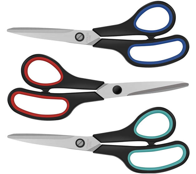 Scheren Edelstahl 3er Set