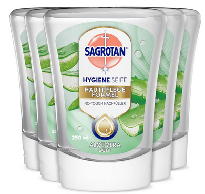 Handseife Aloe Vera zum nachfüllen 5er Pack