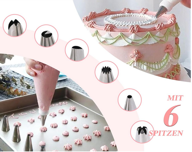 Spritzbeutel Set zum Backen
