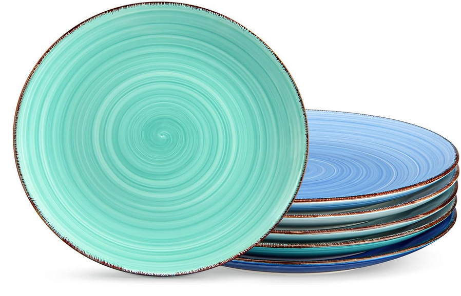 Teller 6er Set, Pastellia