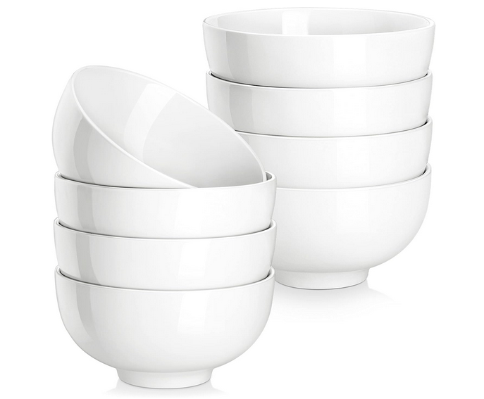 Schale 8er Set, Bianco