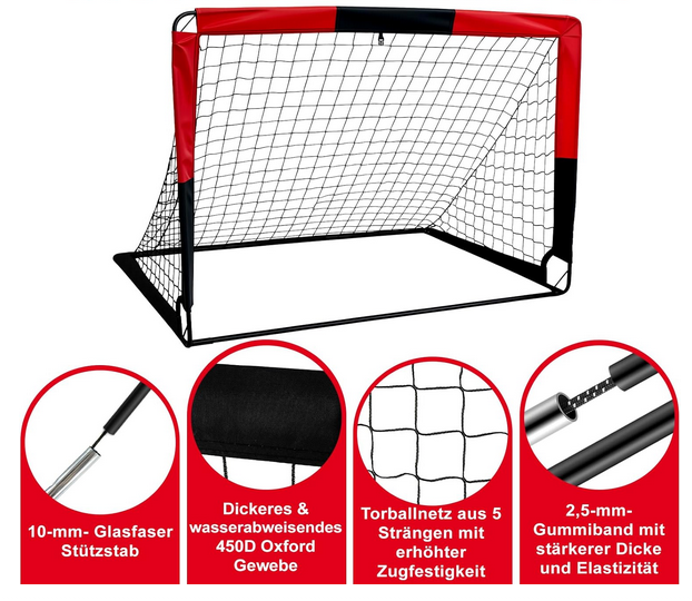 2-in-1 Fußballtor