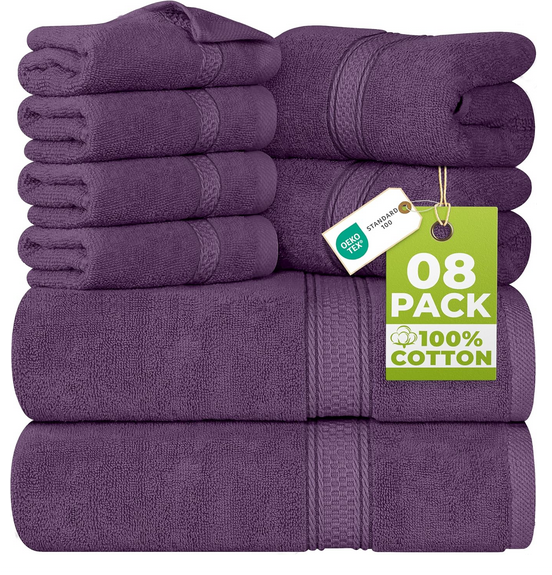 Handtücher, Badetücher und Waschlappen Aaron 8er Set