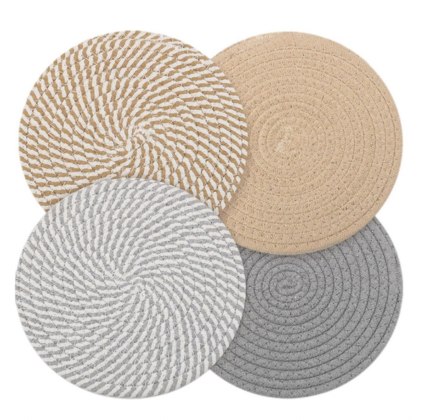 Baumwoll Untersetzer Toni, 4er Set