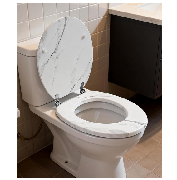 WC-Deckel Marmorera